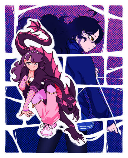 Calypso and Fuyu (OC)